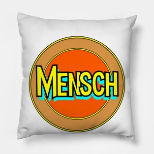 Yiddish: Mensch Pillow