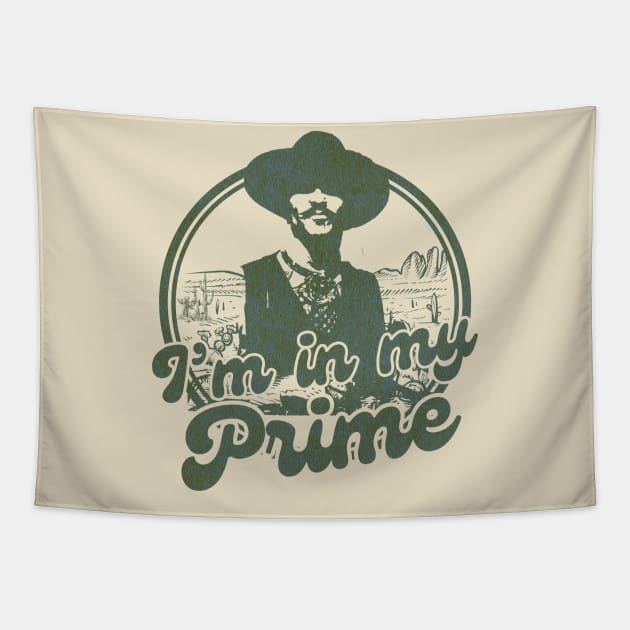 im in my prime /// vintage style Tapestry by DewaJassin