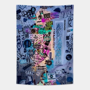 Street Style Design Graffiti NYC Tags Tapestry