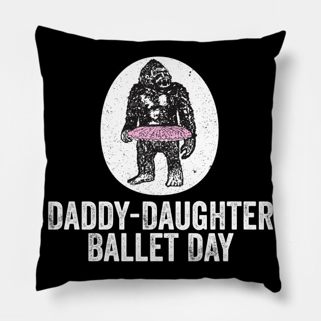 Daddy-Daughter Ballet Day Pillow by YourGoods