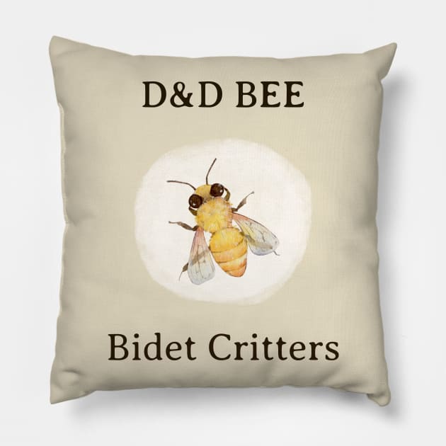 D&D Bee Pillow by natural-20s