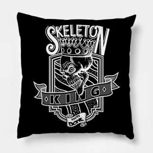 Skeleton King Pillow