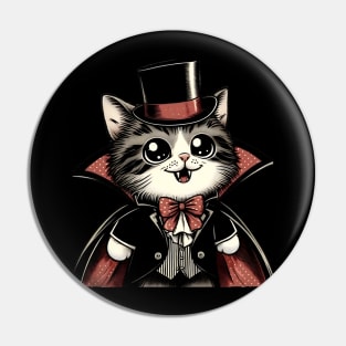 Vampire cat Pin