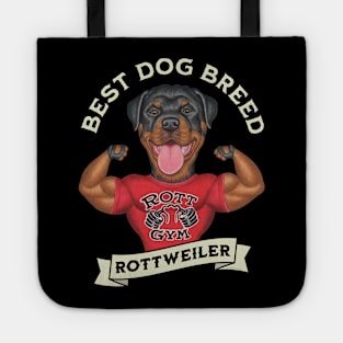 Muscular Rottweiler Best Dog Breed Tote