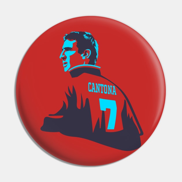 Cantona Pin by StripTees