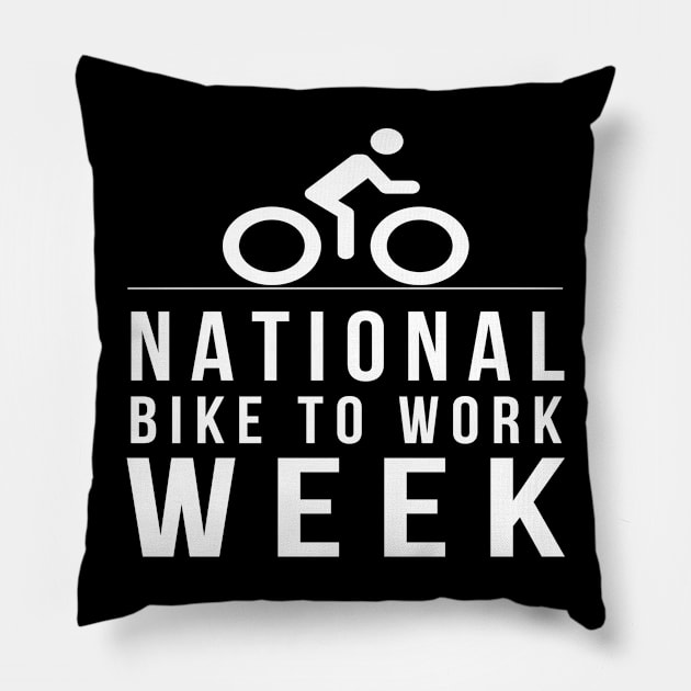 National Bike Week 2018 Pillow by studiokrk