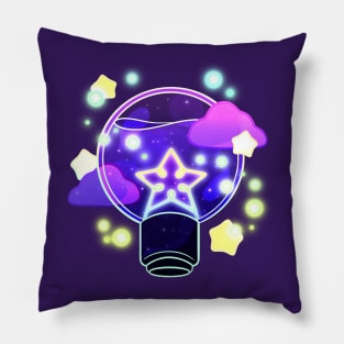 Firefly Night Light Bulb Pillow