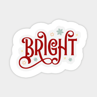 Bright Christmas Sticker Magnet