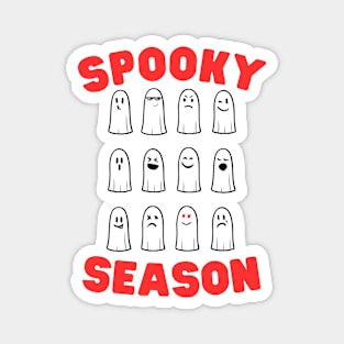 Spooky Season - Halloween ghosts - love spooky ghosts Magnet