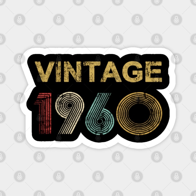 VINTAGE 1960 Magnet by AMOS_STUDIO