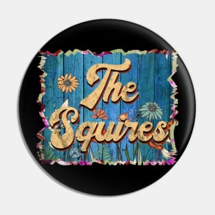 Vintage Squires Name Flowers Limited Edition Classic Styles Pin