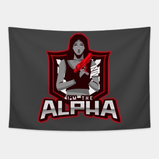 I'm The Alpha (12) Tapestry