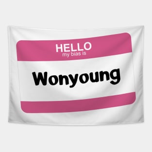 My bias is Wonyoung Tapestry