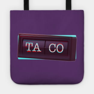 Chromatic Aberration Taco Clock Tote