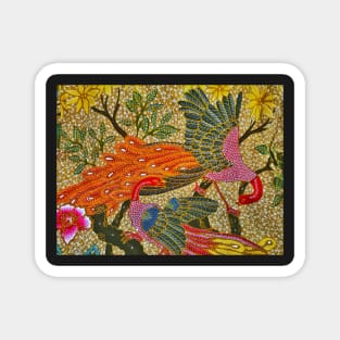 PERANAKAN PHOENIX BATIK MOTIF Magnet