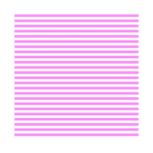 Pink Horizontal Stripes Pattern T-Shirt