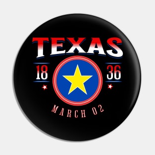 Texas Independence - Texas Declaration of Independence - Texas Pin