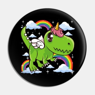 Cute Dinosaur & Unicorn Unisaur Mythical Animal Pin