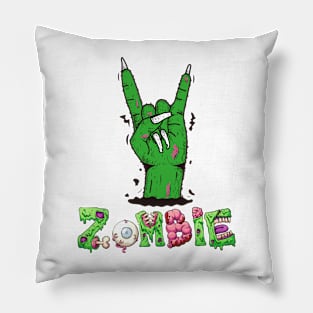 Zombie rock Pillow