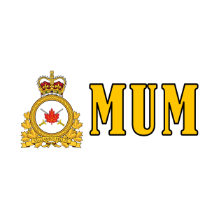 Bold design for anyone whose Mum or Dad serves in the Canadian Armed Forces T-Shirt