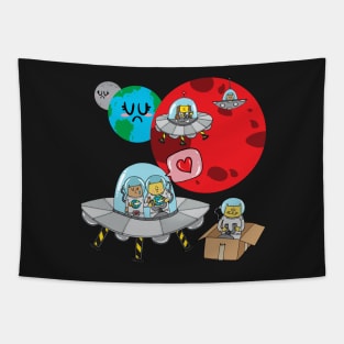 Space Cats Tapestry