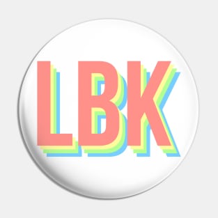 LBK rainbow Pin