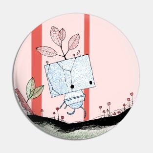 Gris videogame Forest Friend Pin