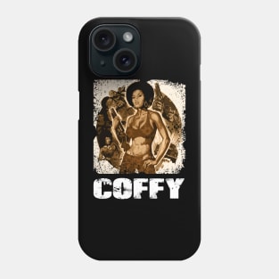 Coffee, Cream, and Cleopatra Jones 70s Exploitation Chic Phone Case