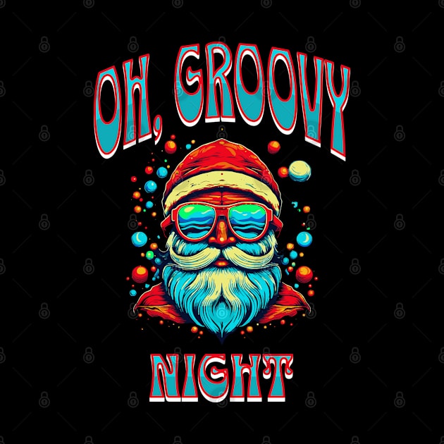 Oh, Groovy Night with Santa by 5 Points Designs