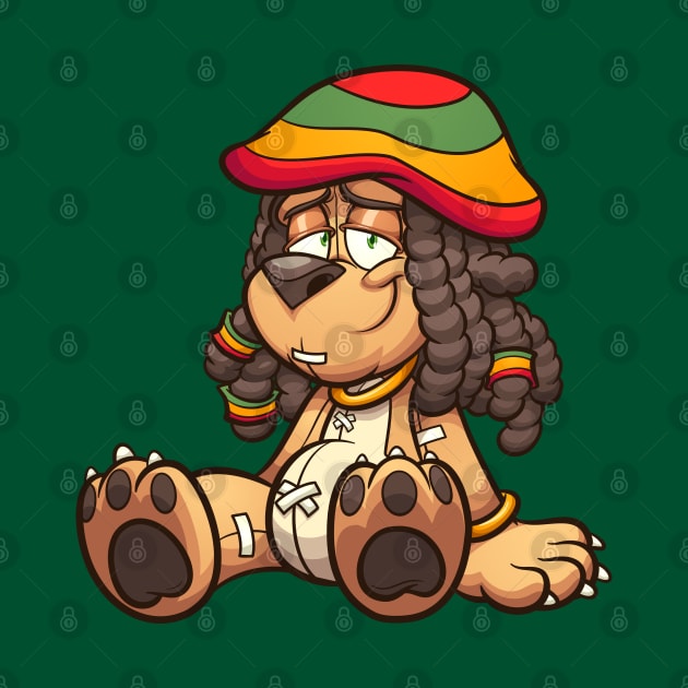 Rastafarian bear by memoangeles