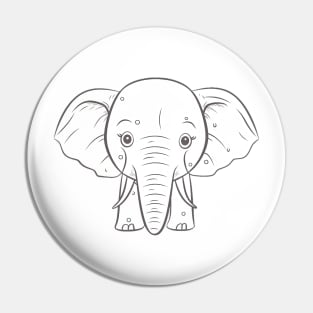 Cutie elephant Pin