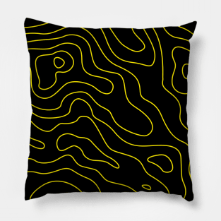 Neon Contours Pillow