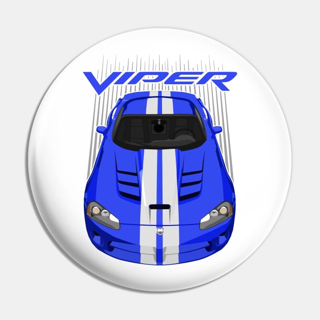 Viper SRT10-blue and white Pin by V8social