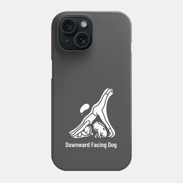Downward Facing Dog Phone Case by Magniftee