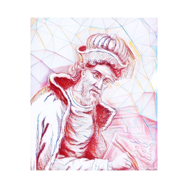 Dionysius of Halicarnassus Portrait | Dionysius of Halicarnassus Artwork | Line Art by JustLit