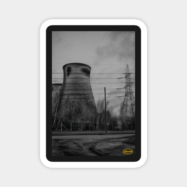 Ferrybridge Mono Magnet by zglenallen