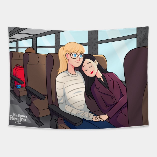 Supercorp bus Tapestry by ribeironathana