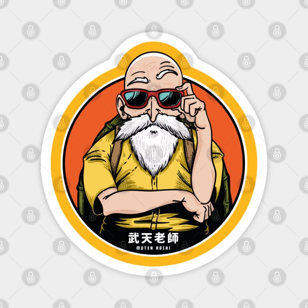 keme sennin - muten roshi Magnet by Playground