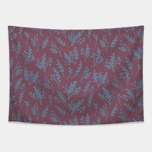 Herbal pattern Tapestry