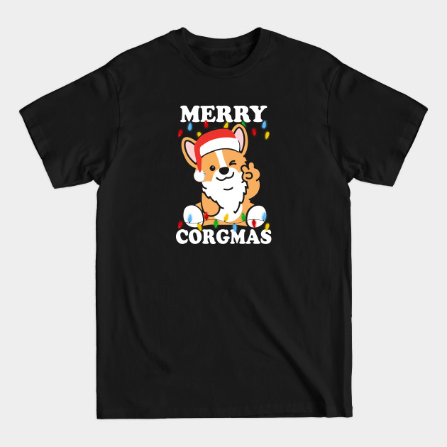 Discover Corgi Christmas Merry Corgmas Dog - Corgi Christmas - T-Shirt