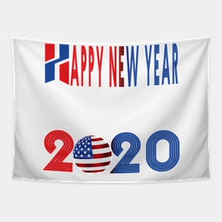 happy new year 2020 USA Tapestry