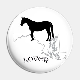 Maryland Horse Lover Gift Pin