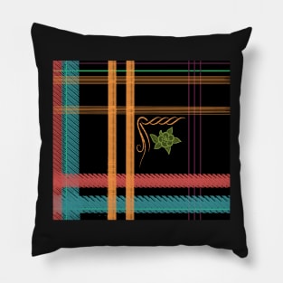 Neon Madras Pillow