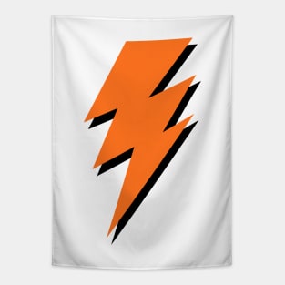 Orange Triple Lightning Bolt Tapestry