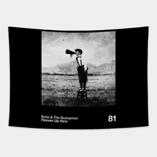 Echo & The Bunnymen | Heaven Up Here | Vintage Pantone Tapestry