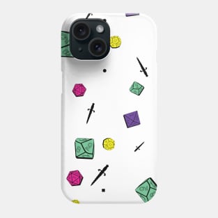 Dungeons & Dragons - 80s Dice Print Phone Case