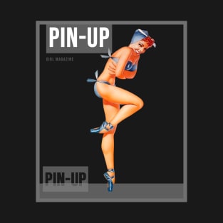 Pin up Girl Vintage Pin-up Magazine T-Shirt