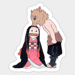 Demon Slayer Inosuke Stickers Teepublic Uk