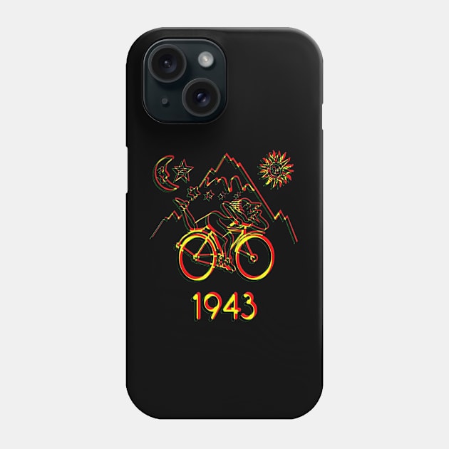 Bicycle Day 1943 LSD Acid Hofmann Trip Phone Case by MiaGamer Gear