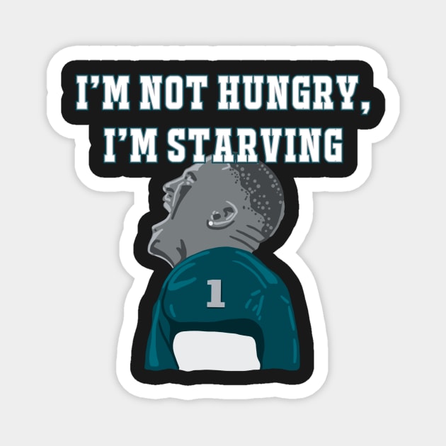 Jalen Hurts “I’m Starving” Magnet by RachWillz